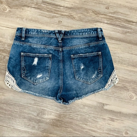 Joe Boxer Lace Jean shorts - Picture 3 of 3